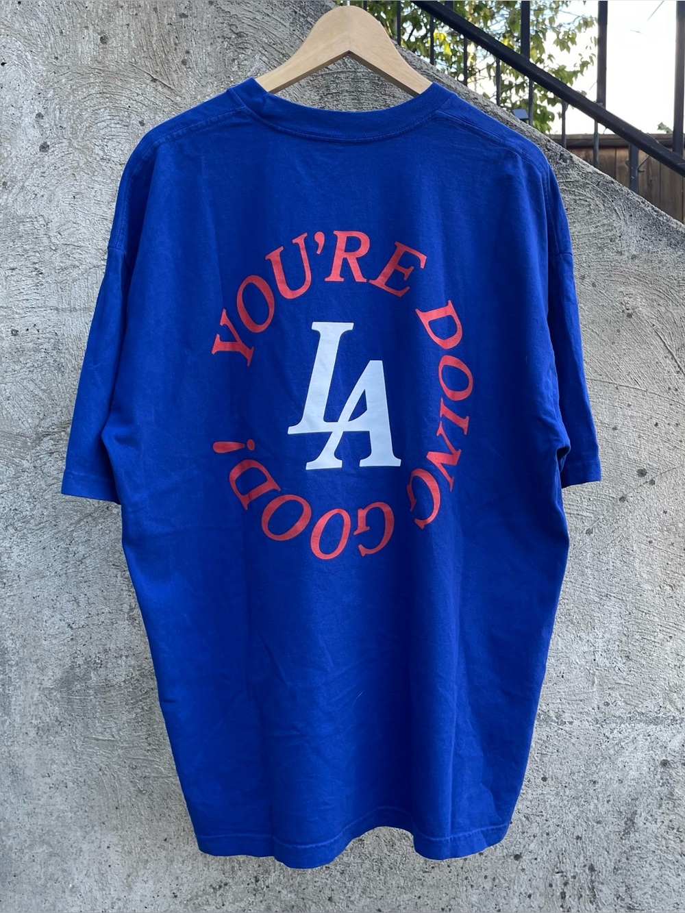 Larry June x Midnight Organic LA Collaboration double sided t shirt size XL